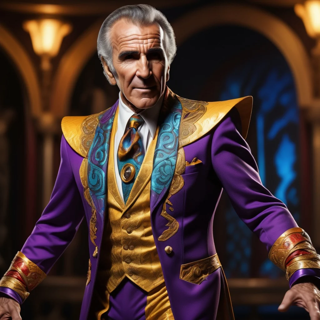 *Attempted* to do actor Ricardo Montalban as Marvel's Grandmaster picture 2 of 2