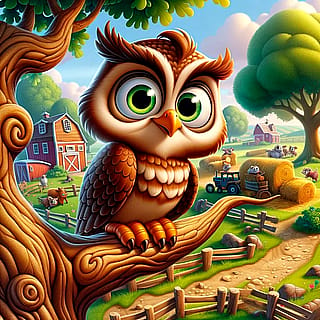 BARNYARD TALES - OLLIE THE OWL'