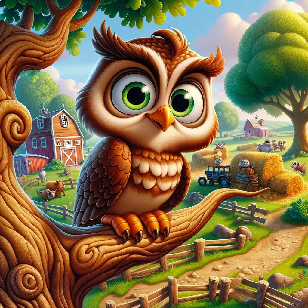 BARNYARD TALES - OLLIE THE OWL picture 1 of 1