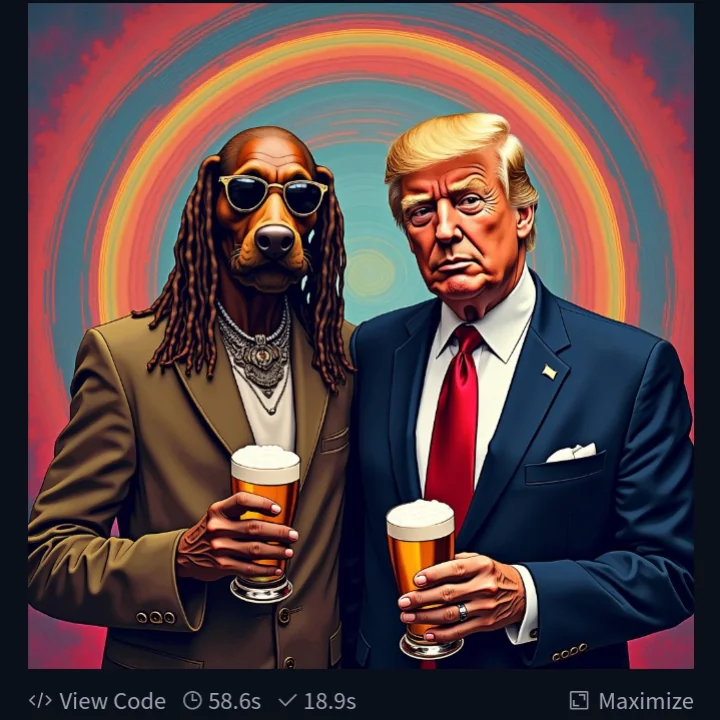 Generators take on " TRUMP AND Snoop"Dogg".. picture 1 of 1