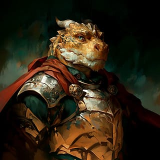 D&D Concept Art - Dragonborn Warrior'