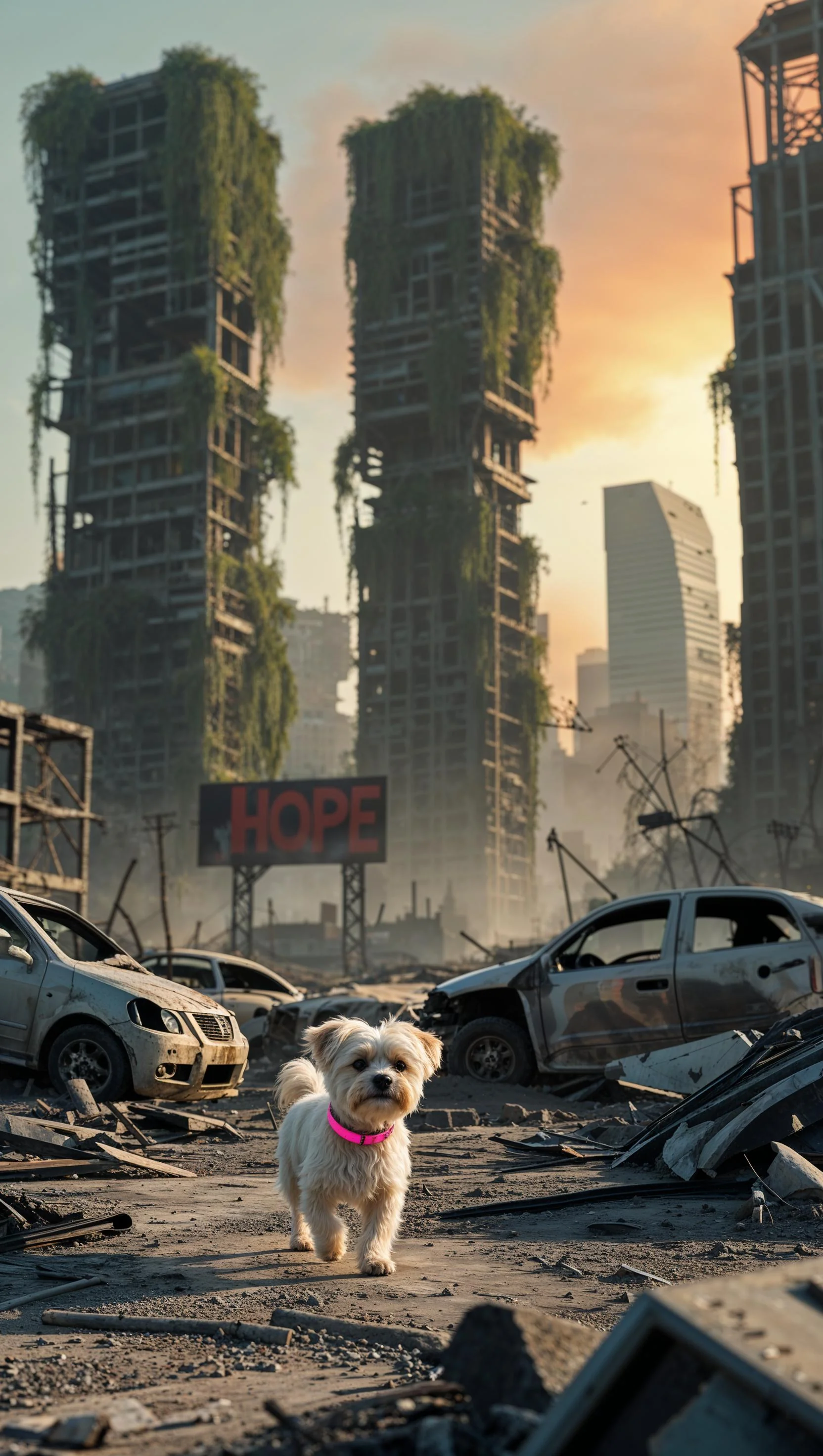 Molly the maltese dog post apocalyptic time picture 1 of 1