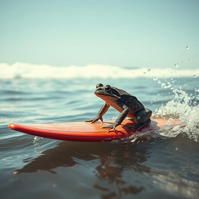 SURFING TOAD picture 2 of 7