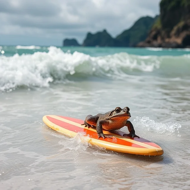 SURFING TOAD picture 3 of 7