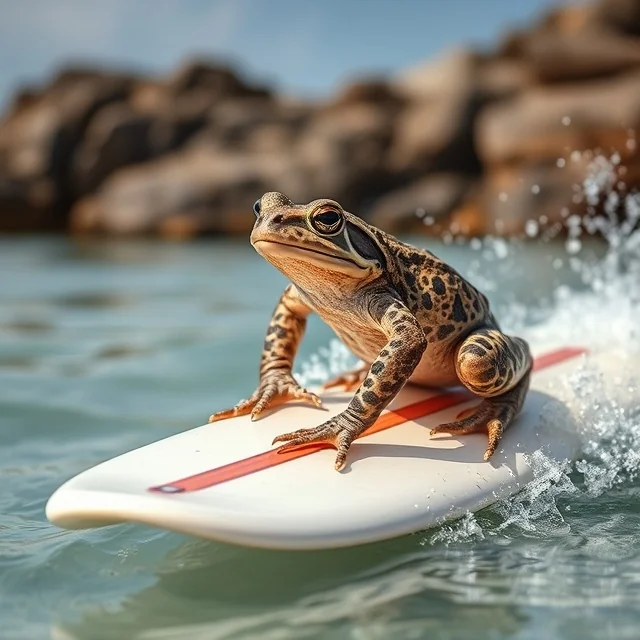 SURFING TOAD picture 4 of 7