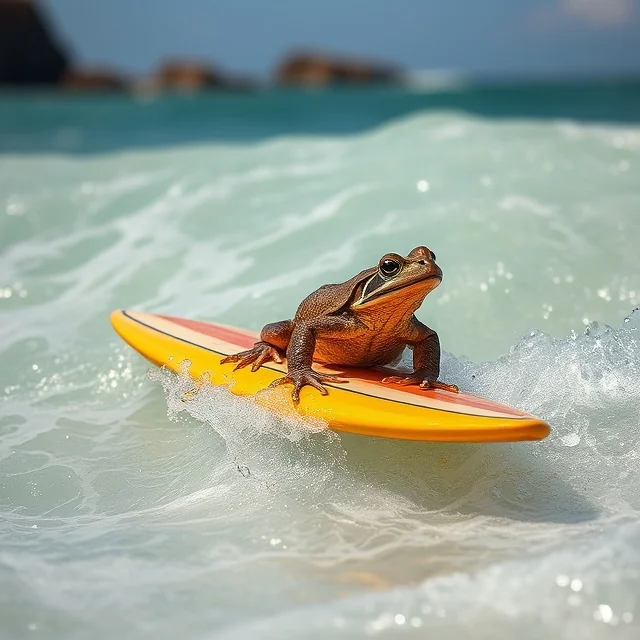 SURFING TOAD picture 5 of 7