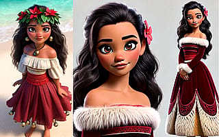 Winter outfits for Moana'