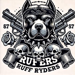 Ruff Riders Pitbull Art'