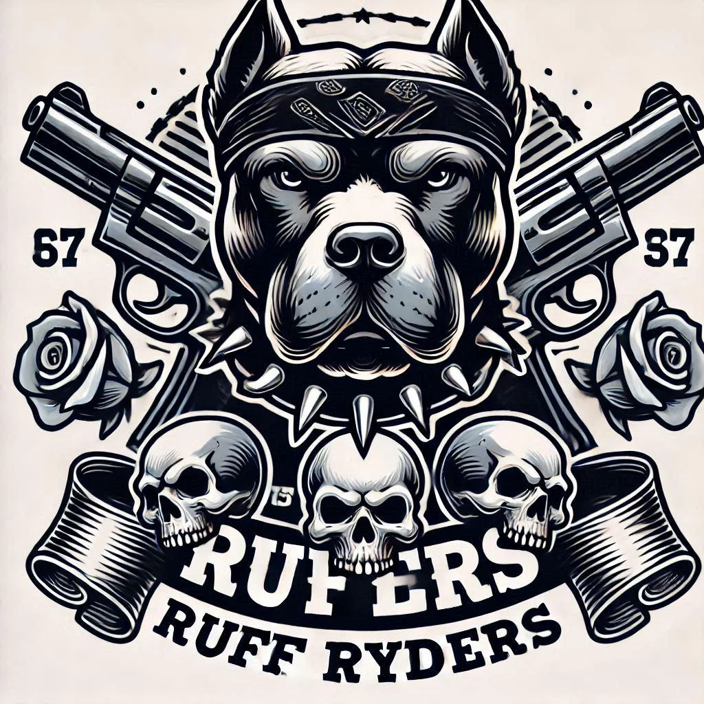 Ruff Riders Pitbull Art picture 1 of 1