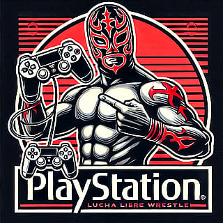 Playstation Lucha Libre Wrestler'