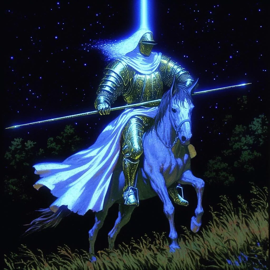 more bright/dark fantasy knight/horses picture 6 of 6