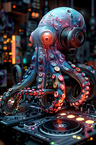 What’s Space Octopus spinning? (Links pls)'