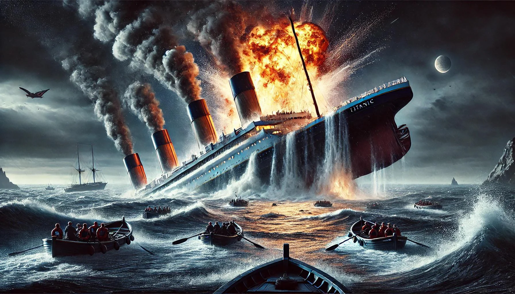 Titanic blowing up picture 1 of 1