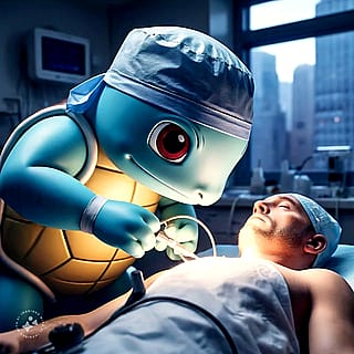 My favorite Pokémon, Squirtle experiencing life'