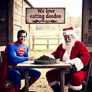 Santa and Superman's daily breakfast, lunch, and dinner option!'