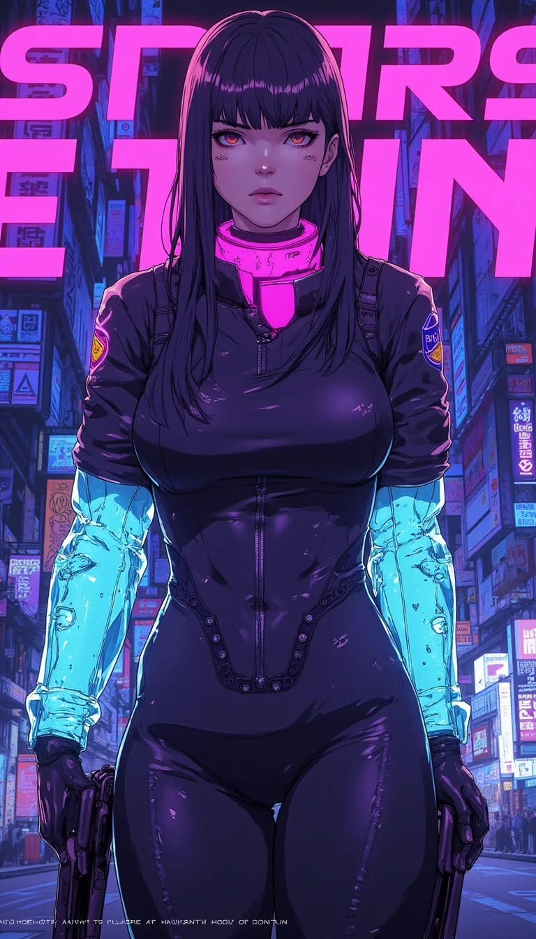 "No prompt", made with FLUX Cyberpunk anime LoRA. picture 4 of 4