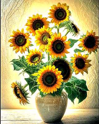 Van Gogh's sunflowers'