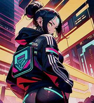 Cyberpunk girl'