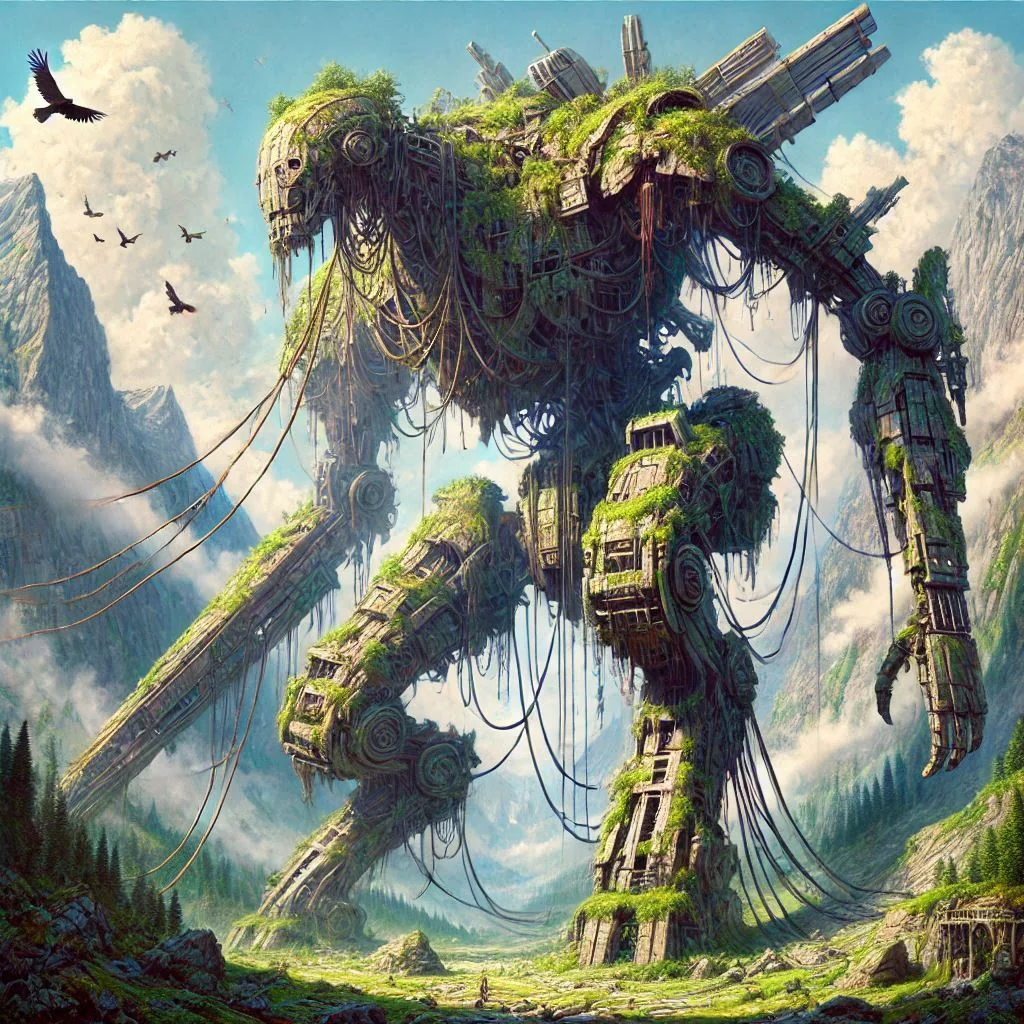 ancient mechas i made, the remnants of the once great humanity picture 1 of 6