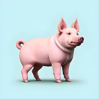 Dog and pig hybrid'