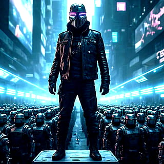 cyberpunk army'