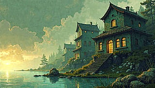 House By The Lake'