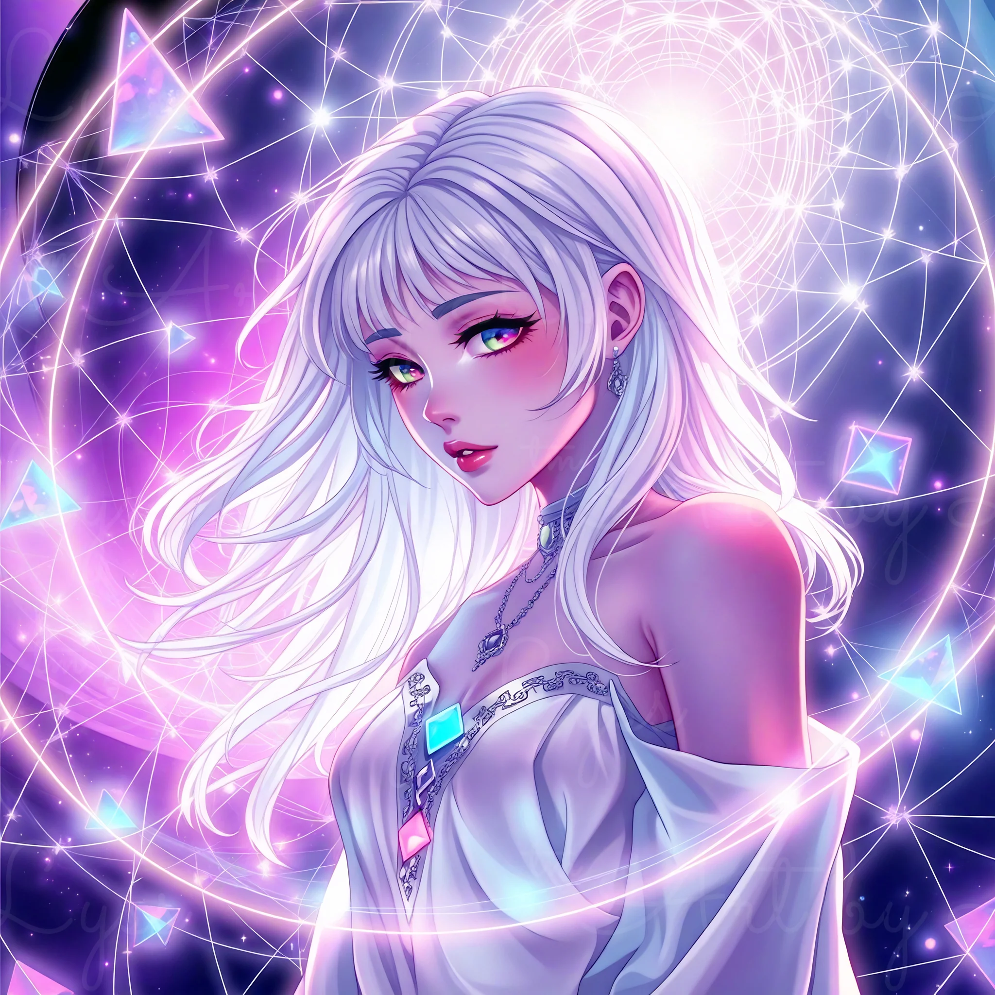 I am Lyss Sky, anime AI artist! - this one is called Tangent :) picture 1 of 1