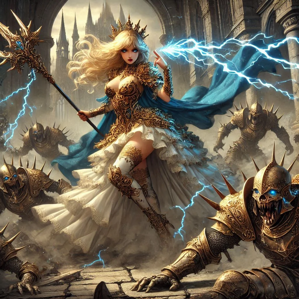 Nobledark storm goddess bringing the lightning picture 1 of 17