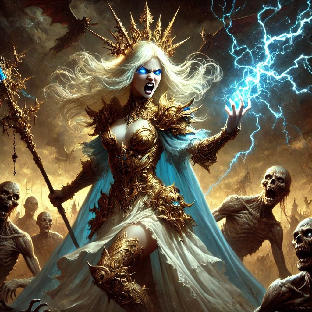 Nobledark storm goddess bringing the lightning picture 2 of 17