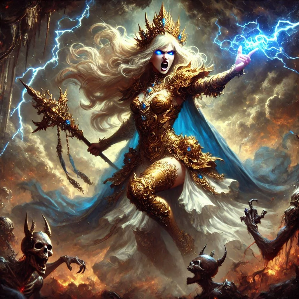 Nobledark storm goddess bringing the lightning picture 7 of 17