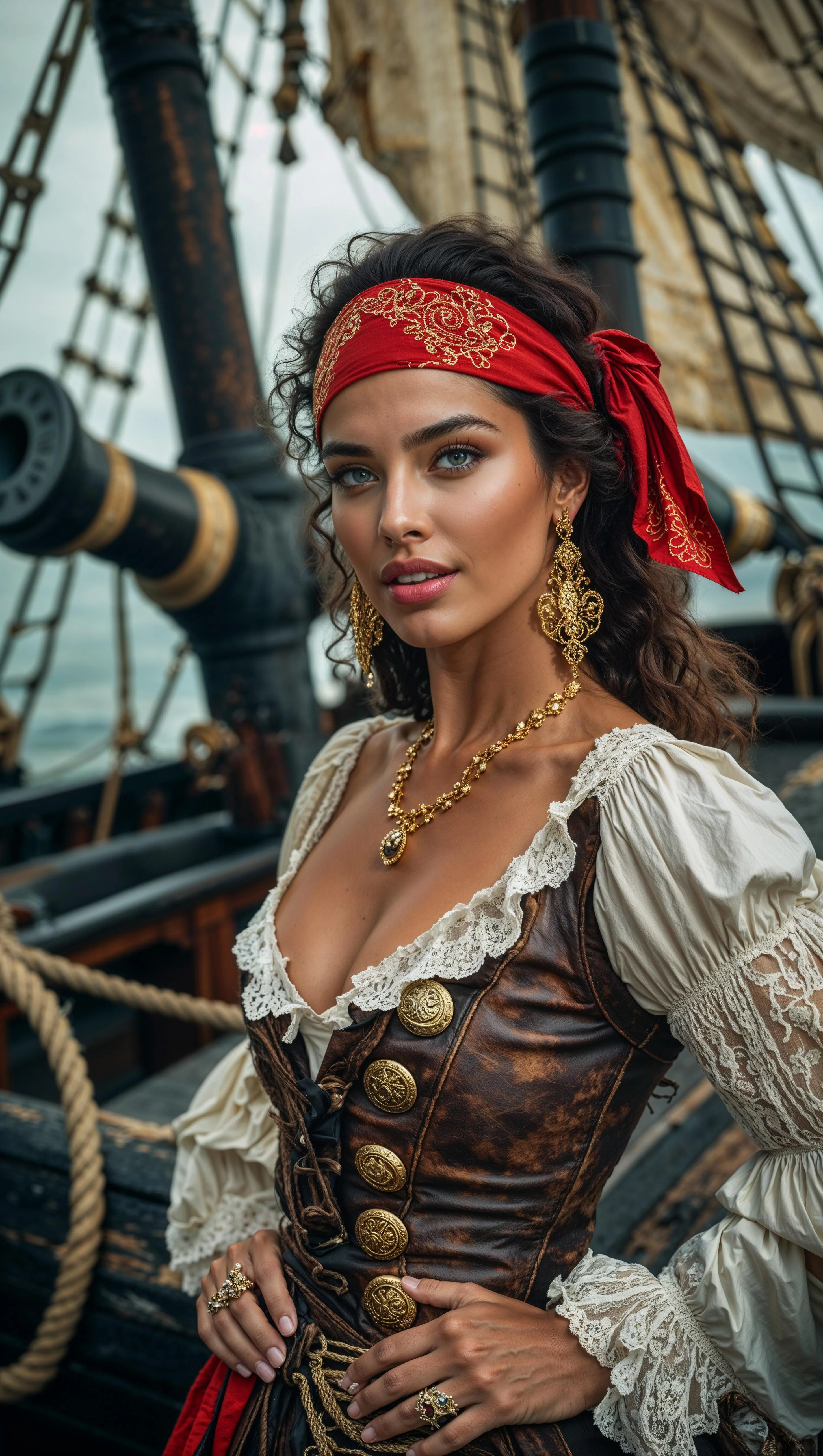 RRRRR! Would you have this pirate lady have your back while in battle with your enemies? picture 1 of 1