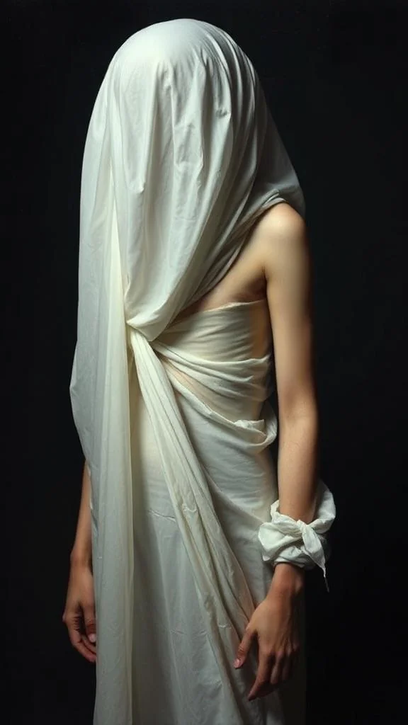 Girl in white cloth picture 1 of 5