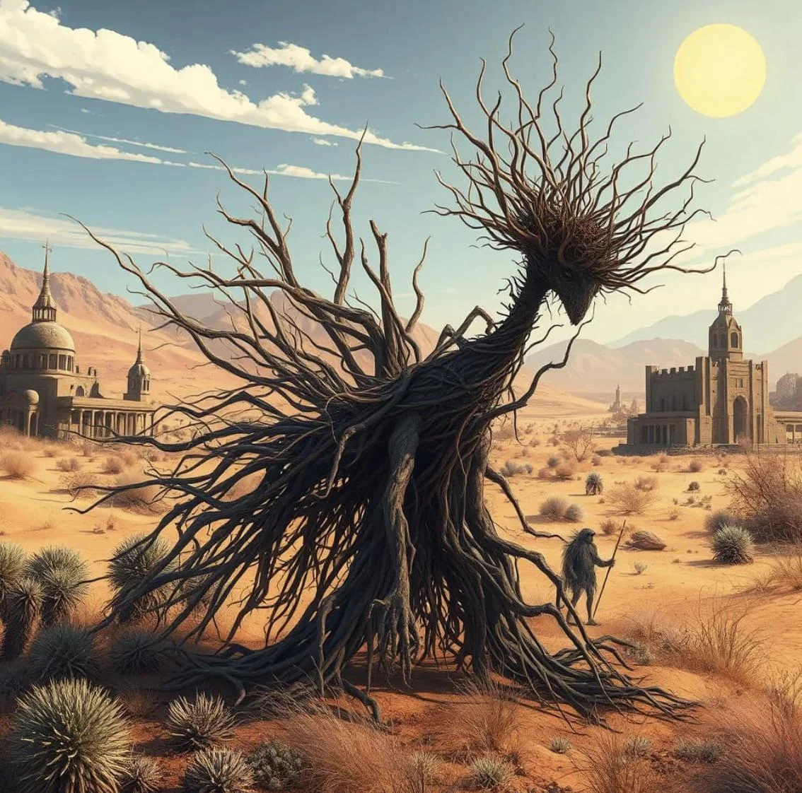 Asked the ai for a tumbleweed demon picture 1 of 1