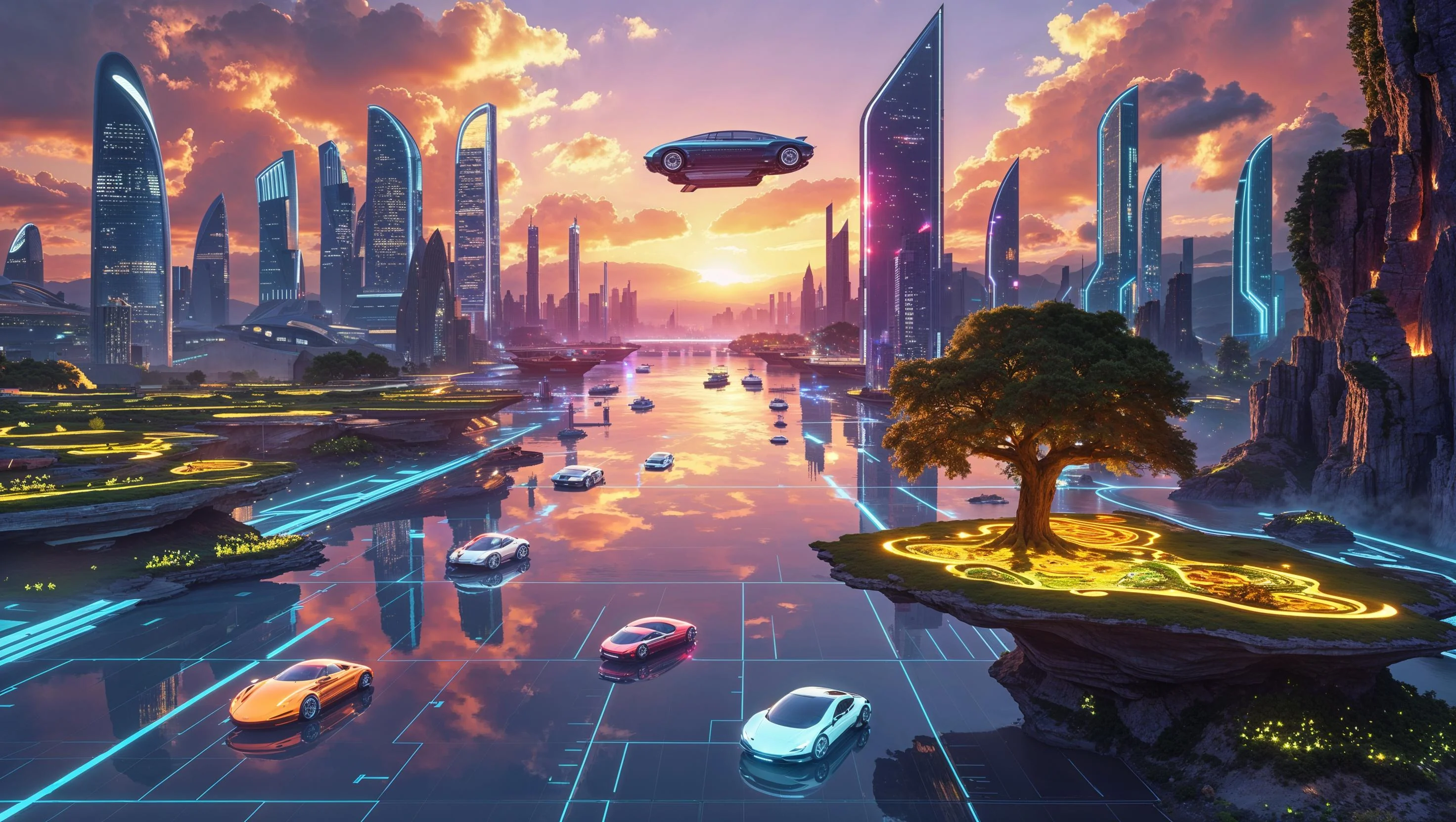 A futuristic city picture 1 of 1