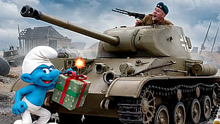 Jokey Smurf was a big help on D-Day (1944, colorized)'