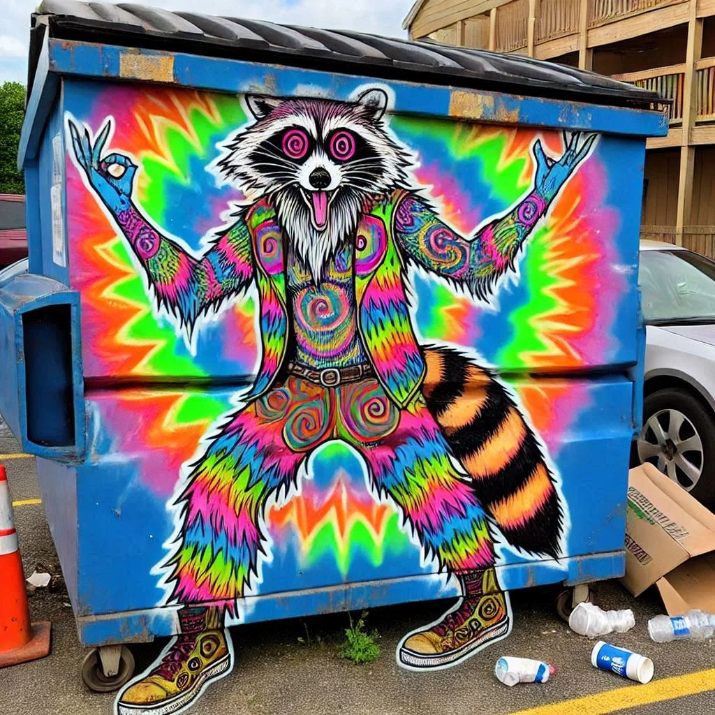 Psychedelic Dumpster Graffiti picture 15 of 20