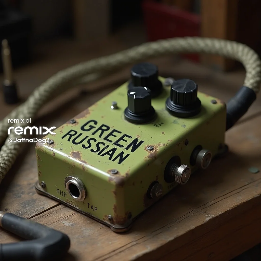 A home made 'Green Russian ' guitar pedal. picture 1 of 1