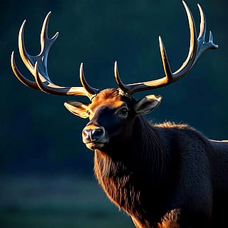 Bull Elk of Yellowstone'