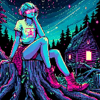 Pixel art!! 🥰👾💙'