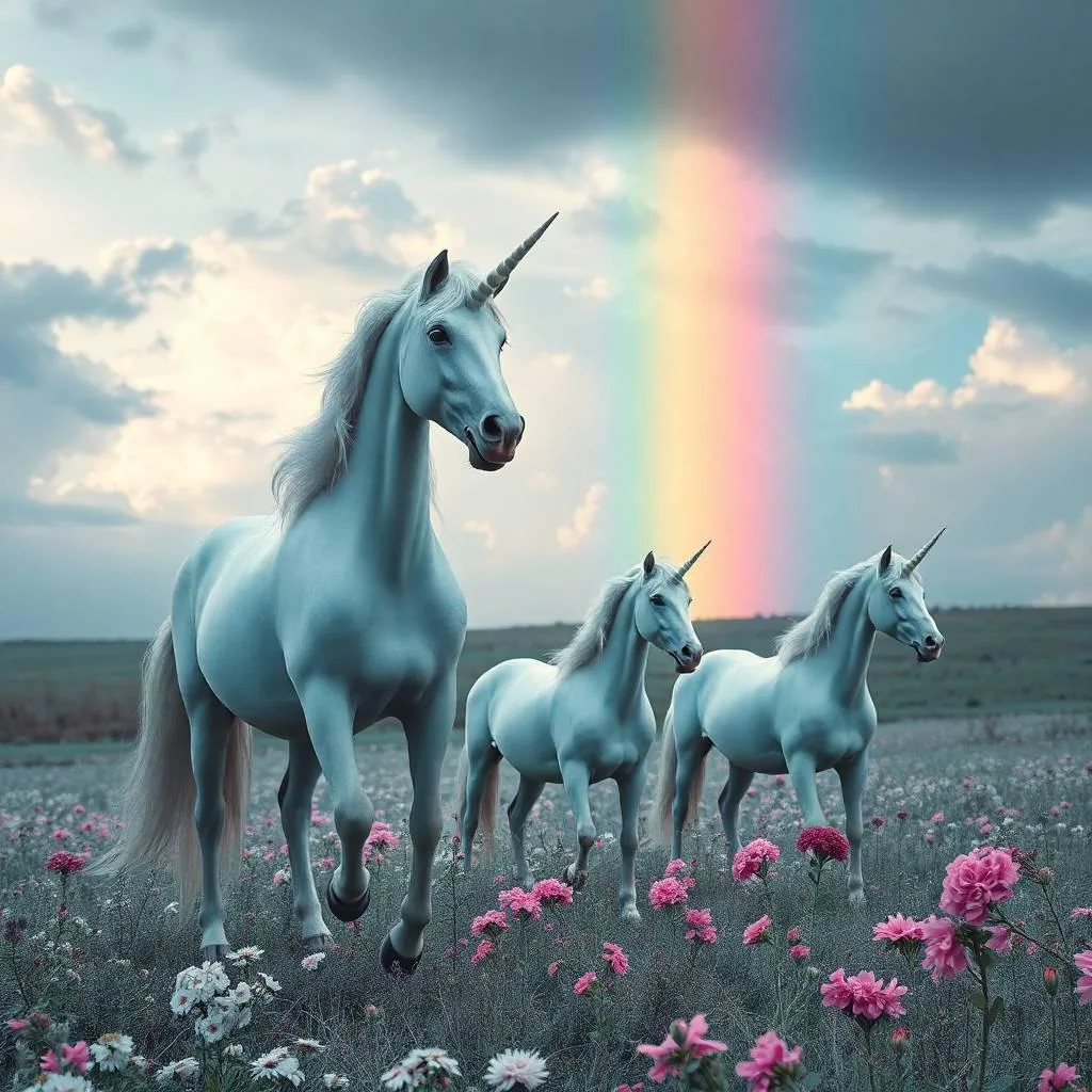 Rainbows with Unicorns picture 1 of 1