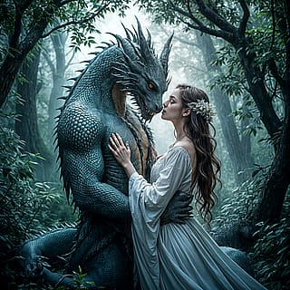 Ware Dragon and Human Lover'