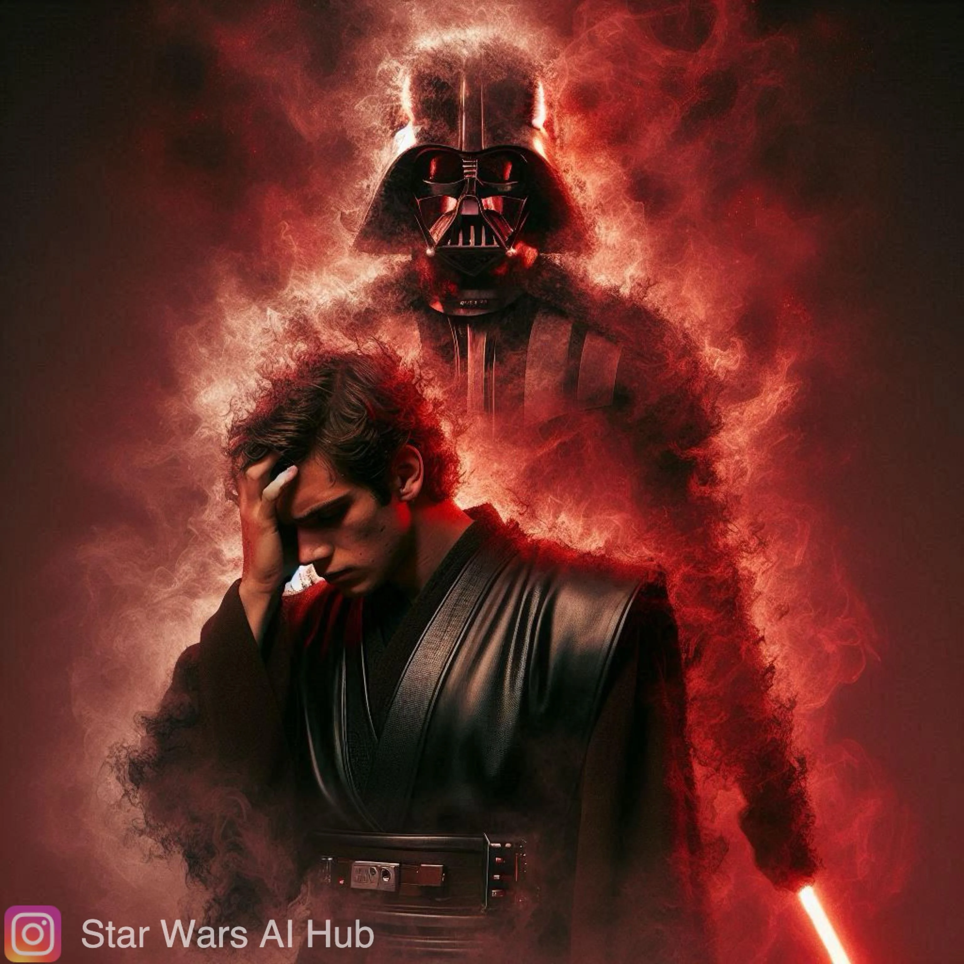 Made these Star Wars AI images of Anakin and Vader. picture 3 of 12