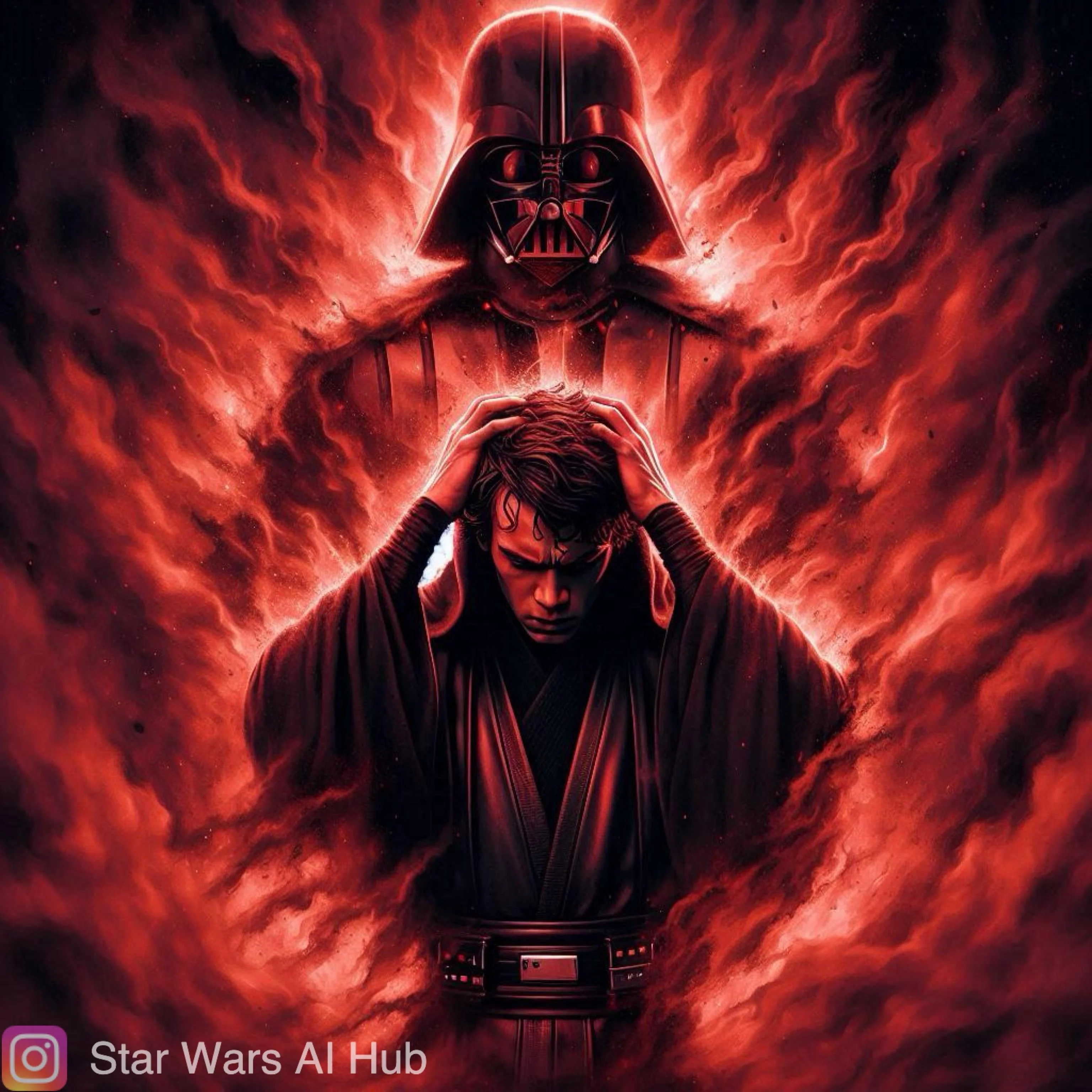 Made these Star Wars AI images of Anakin and Vader. picture 6 of 12