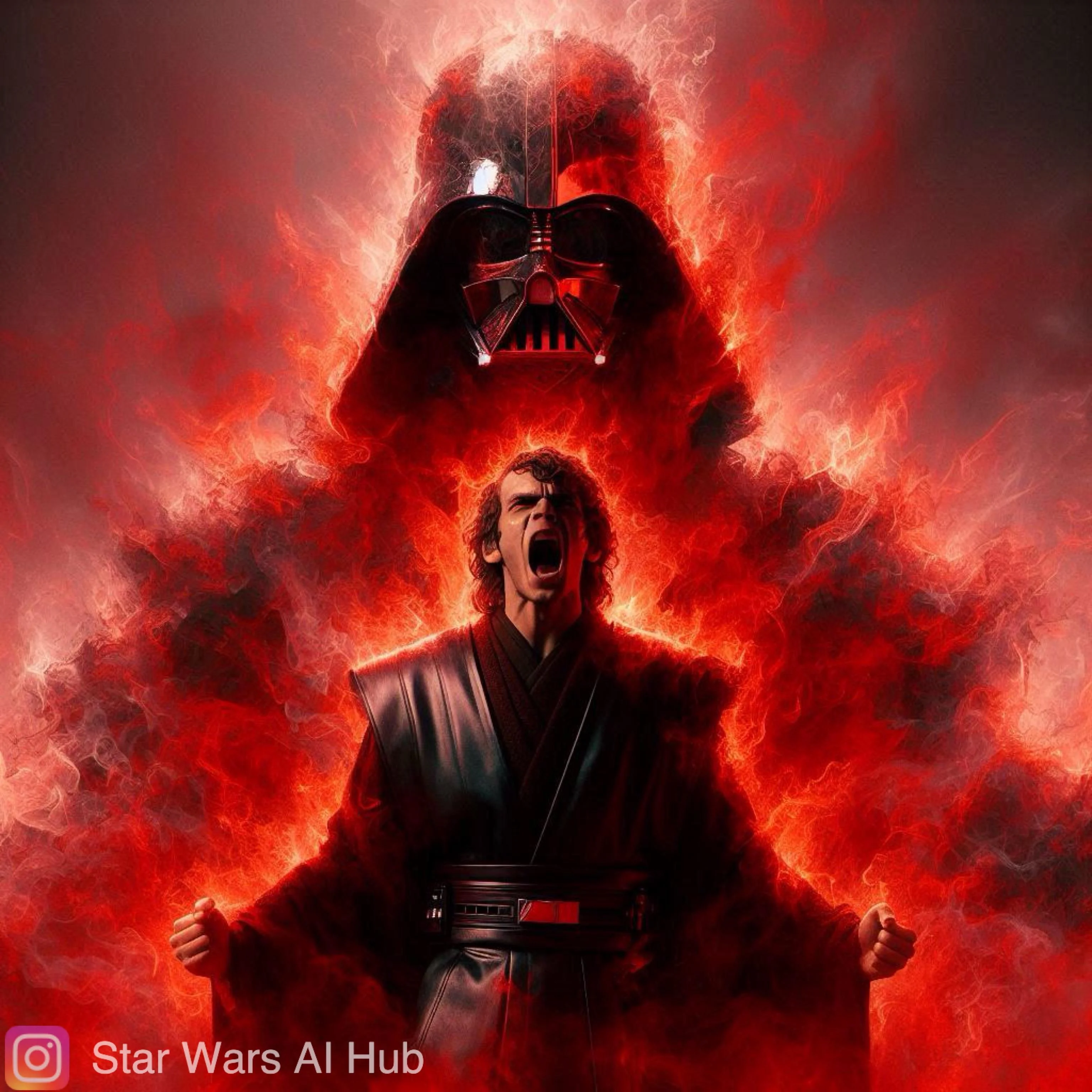 Made these Star Wars AI images of Anakin and Vader. picture 9 of 12