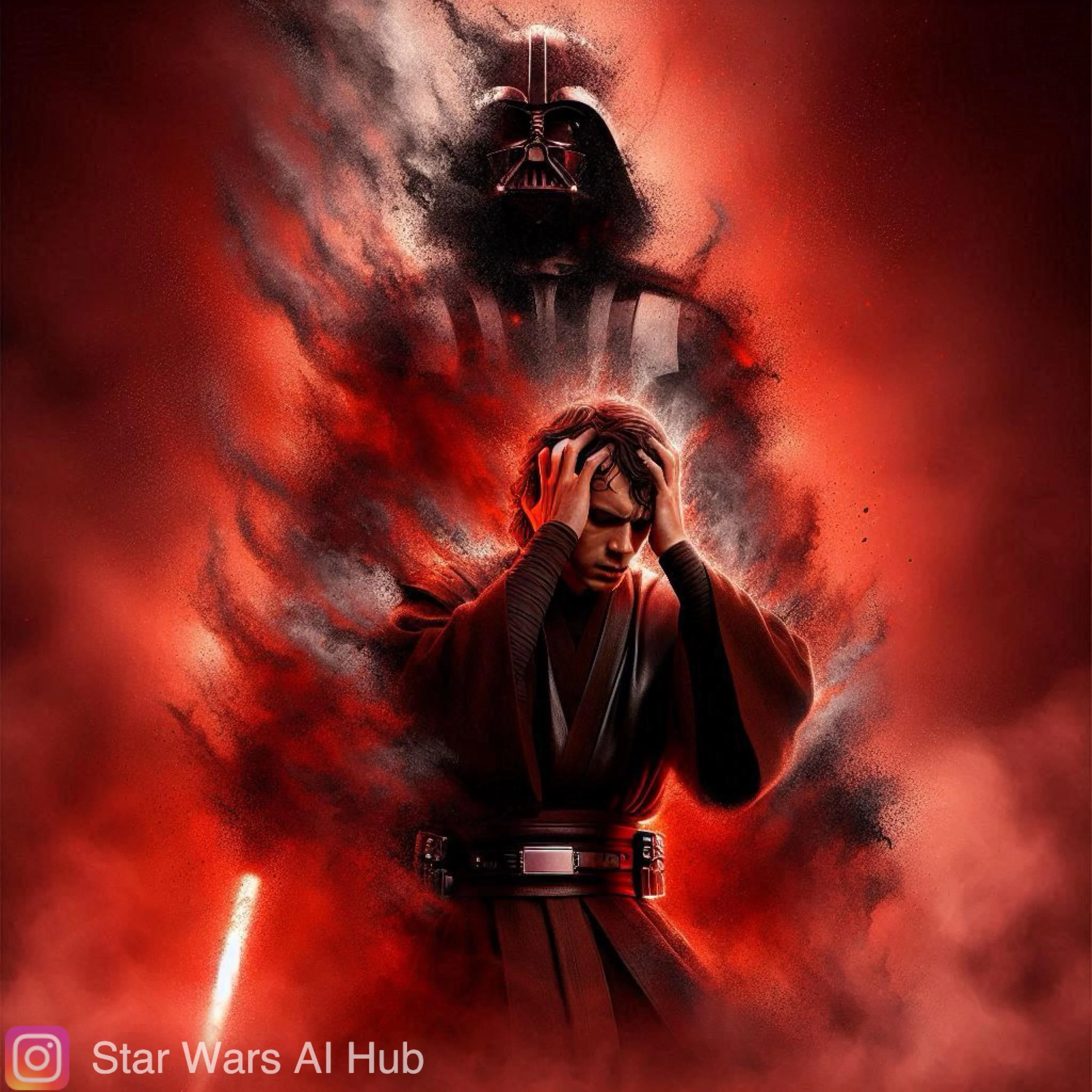 Made these Star Wars AI images of Anakin and Vader. picture 10 of 12