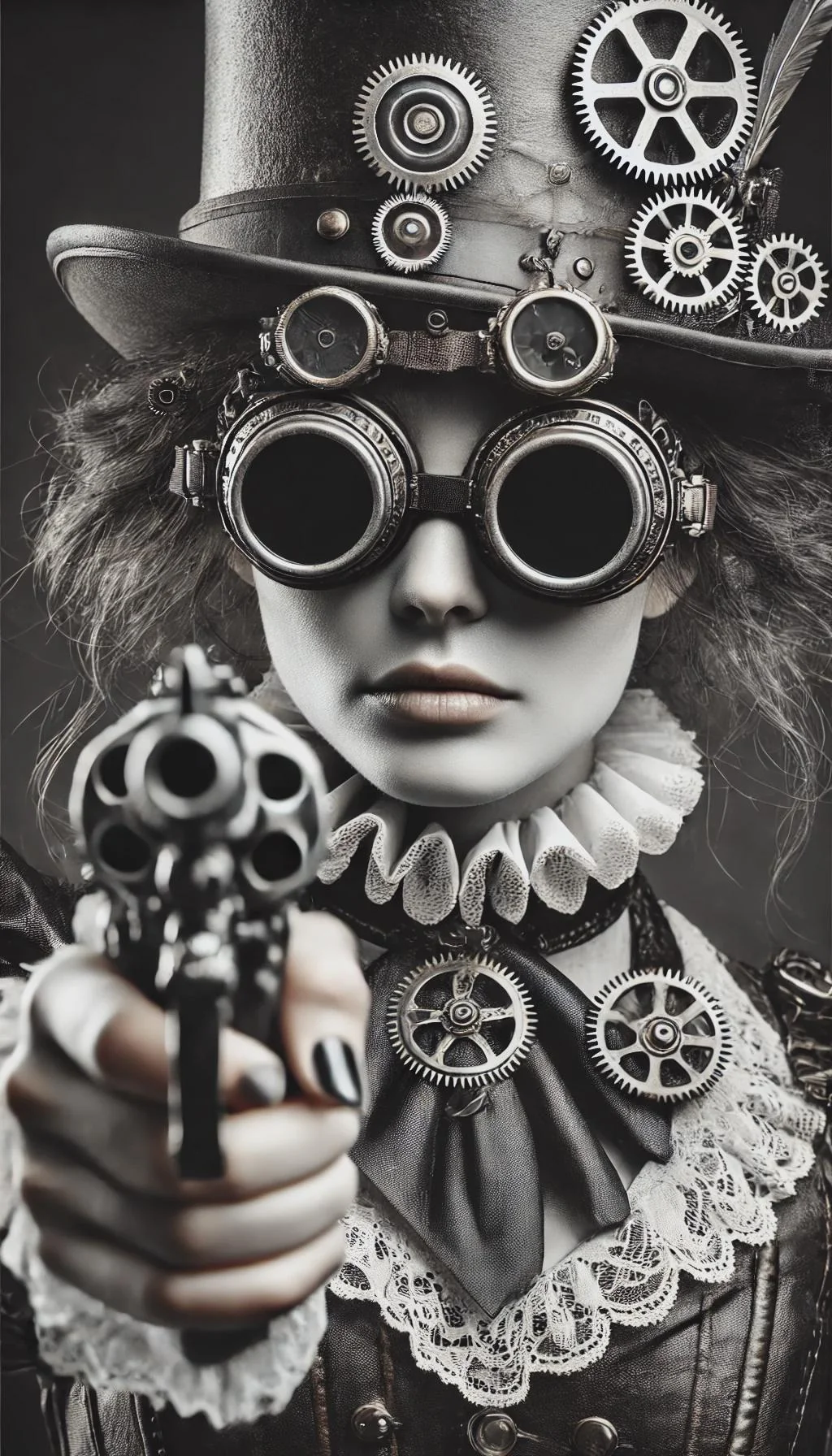 Steampunk with a gun picture 1 of 1