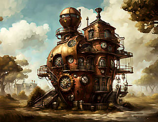 What's your dream house (mine's #7 xD) - made with www.promptio.art'