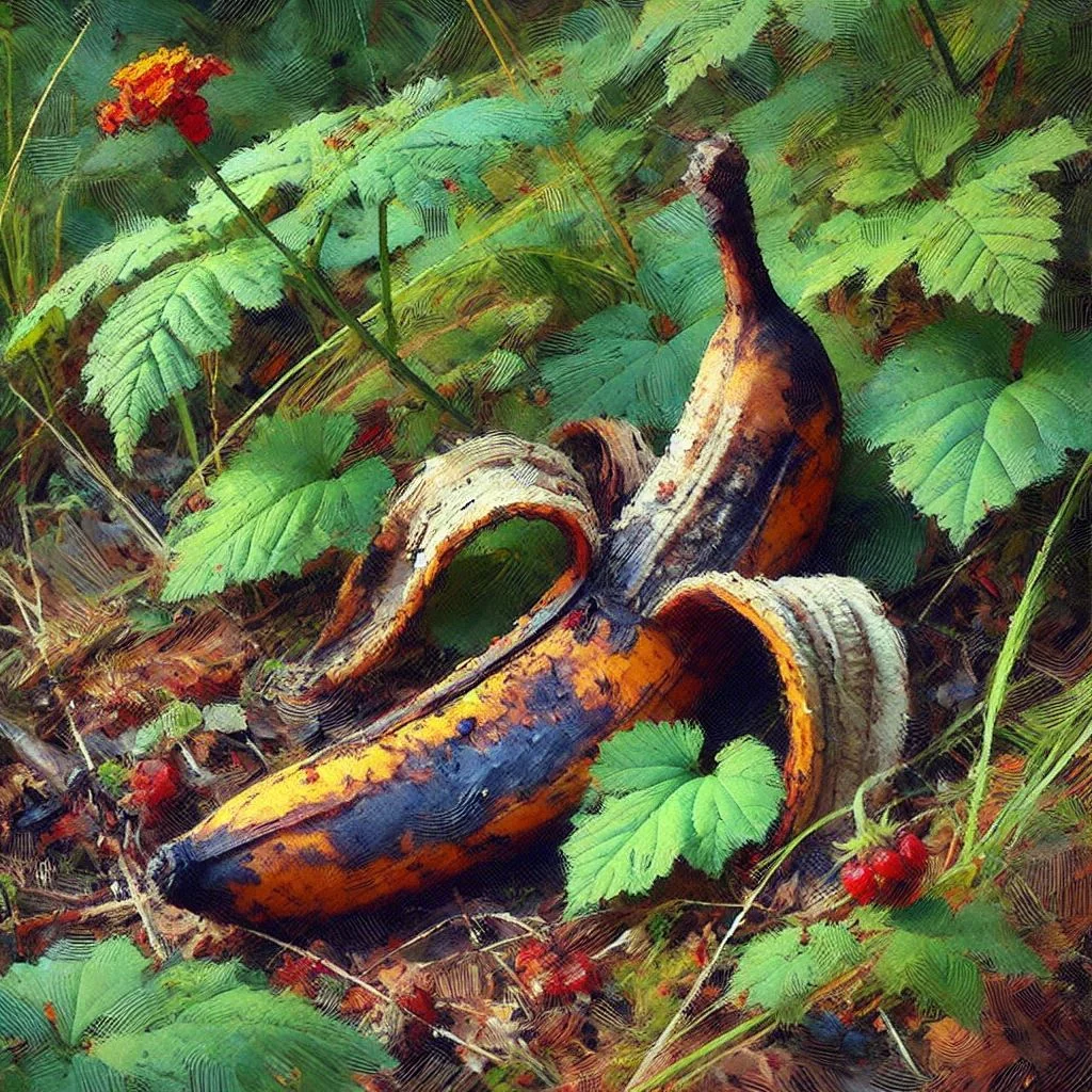 Rotting banana picture 1 of 2