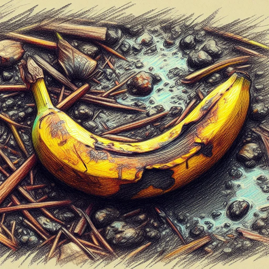 Rotting banana picture 2 of 2