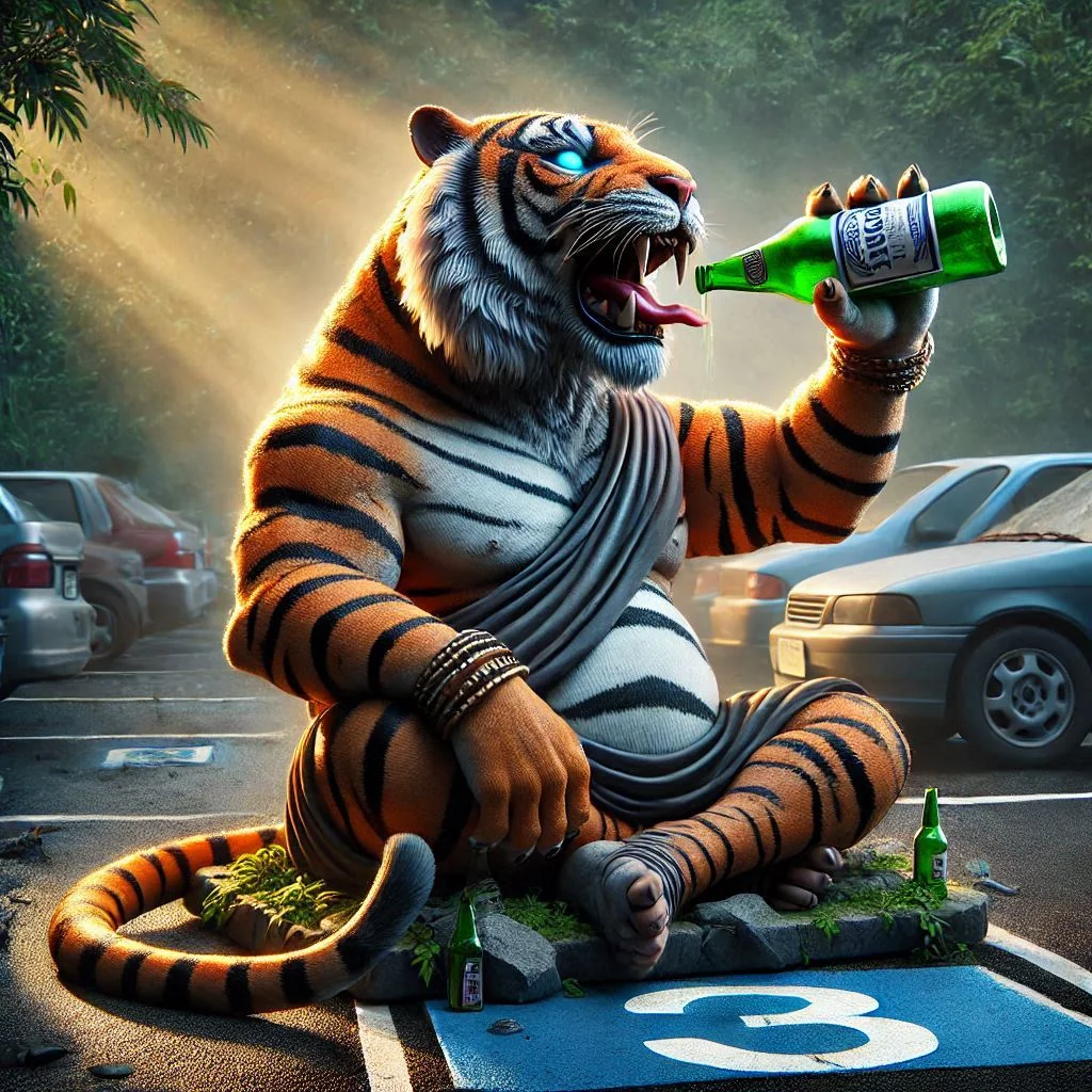 Drunk Tiger Monk picture 1 of 7